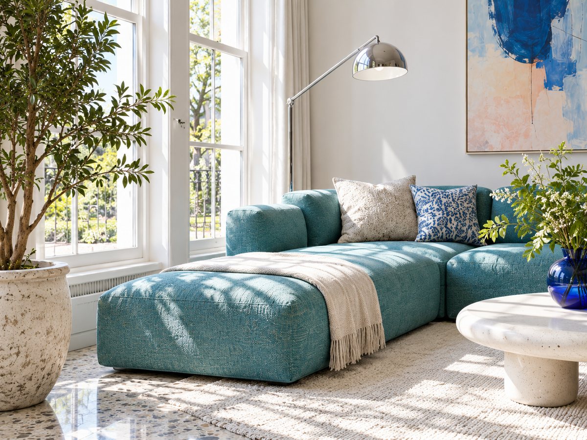 Window corner with natural light